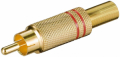 SPINA RCA VOLANTE PLACCATA 24K CON GUIDAFILO R