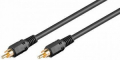 GOOBAY CAVO DI COLLEGAMENTO AUDIO DIGITALE COASSIALE, RCA S/PDIF, A DOPPIA SCHERMATURA, 2 MT