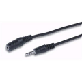 PROLUNGA AUDIO STEREO JACK 3.5 MM M/F 3,0 MT.