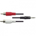 CAVO AUDIO STEREO JACK 3,5 2 SPINE RCA 2,5MT