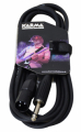 CAVO XLR MASCHIO A JACK 6,35MM MONO 3MT