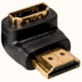 ADATTATORE PRESA HDMI A-SPINA  HDMI A 90°