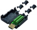 CONNETTORE SPINA VOLANTE  HDMI 19 PIN A  MORSETTO