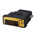 ADATTATORE SPINA DVI-D - PRESA HDMI DORATO DUAL LINK (24+1) - (HDMI 19PIN)