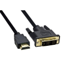 CAVO SPINA HDMI - SPINA DVI-D L.2MT DORATO SINGLE LINK (18+1), 1080P, 3D