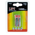 BATTERIA NI-MH MINISTILO AAA 1100mAh BL.2 LIFE PREZZO PER BLISTER