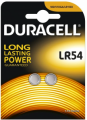 DURACELL BATTERIA BOTTONE  LR54  LR54B2 AG10 LR1130 189 191 BLISTER 2PZ