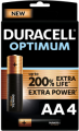 DURACELL OPTIMUM 200% extra life STILO ALKALINE 1,5V AA B4 BLISTER 4PZ