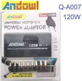 ALIMENTATORE UNIVERSALE PER NOTEBOOK 120W 12-24V  9 ADATTATORI