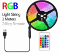 STRISCIA LED RGB USB  60LED  TELECOMANDO 24 TASTI