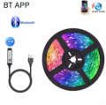 STRISCIA LED RGB USB BLUETOOTH CONTROL APP 15MT