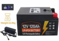 BATTERIA 12V 120Ah LiFePo4 INTEGRATA BMS 5000 CICLI