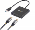 SPLITTER HDMI 1 IN - 2 4K ALIMENTATO DA USB/A E USB TYPE-C