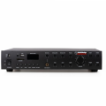 AMPLIFICATORE PA 4 ZONE 70/100V 8 OHM 350W HDMI 2 mic + 2 Aux (USB/BT/Radio FM) AUDIODESIGN