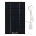 MINI PANNELLO SOLARE FOTOVOLTAICO POLICRISTALLINO PRESA USB/A 10W 5V 0,38A 142x88mm