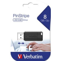 PENDRIVE CHIAVETTA USB RETRATTILE 2.0 8GB VERBATIM PINSTRIPE