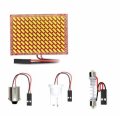 MODULO 117 LED COB 12V 4W LUCE FREDDA 35x50mm USO LUCE ABITACOLO AUTO