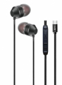 AURICOLARI STEREO IN EAR TASTO RISPOSTA VOLUME USB TYPE-C NERI