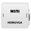 CONVERTITORE DA HDMI A VGA + AUDIO 3,5MM 1080P