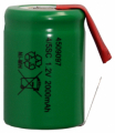 BATTERIA NIMH 4/5SC 1,2V 2000 MAH CON LAMELLE A SALDARE