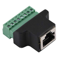 ADATTATORE RJ45 CON MORSETTI A VITE