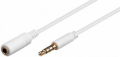 PROLUNGA AUDIO JACK 4 POLI 3 MT SPINA 3,5 MM (4-PIN, STEREO) > PRESA 3,5 MM (4-PIN, STEREO)